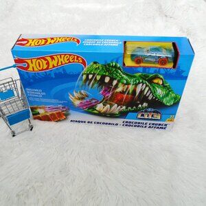 Hot Wheels Car City Crocodile Play Set